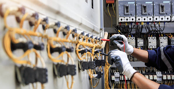 Professional Electrician technician working in Spring Valley Village, TX